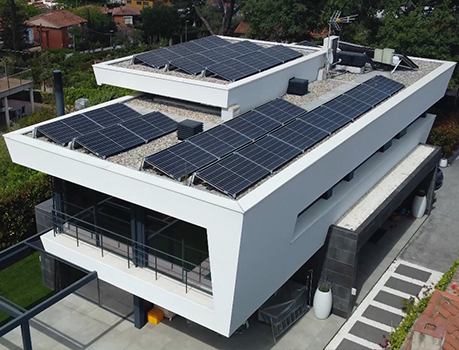 Instalación placas solares en Sant Cugat vivienda